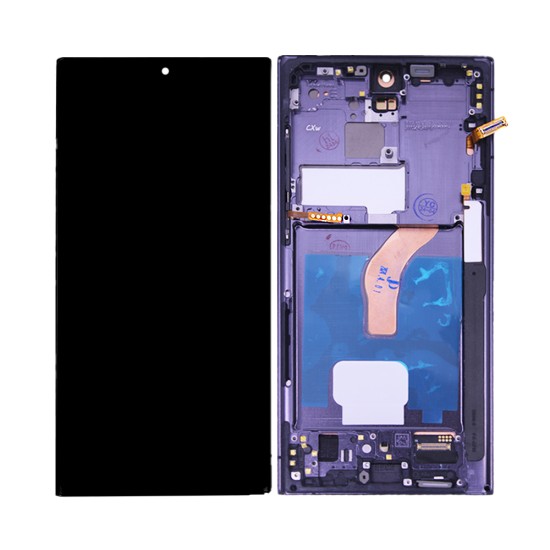 Touch+Display+Frame Samsung Galaxy S22 Ultra/S908 Black